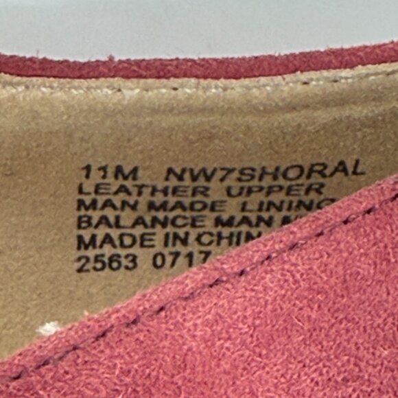 Nine West Burgundy Suede Block Heel Pumps Sz 11 Classic Holiday Dress Shoes - Picture 5 of 10